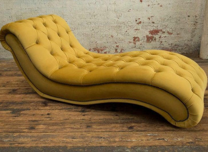 Chesterfield Chaise Longue Sofa Lounger Chaise Club Relaxation Recliners Leather